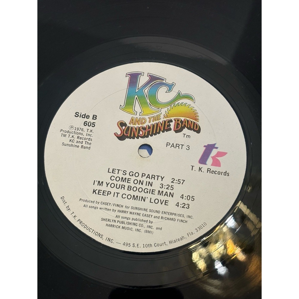 KC & THE SUNSHINE BAND: LOT OF 3 VINYL LPS - Picture 10 of 16